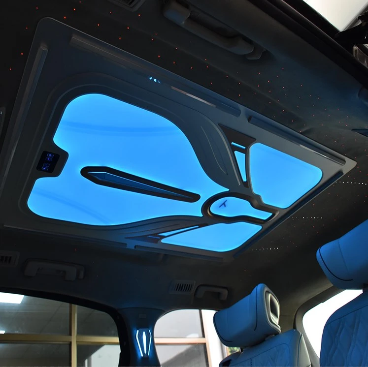 car interior luxury roof lights