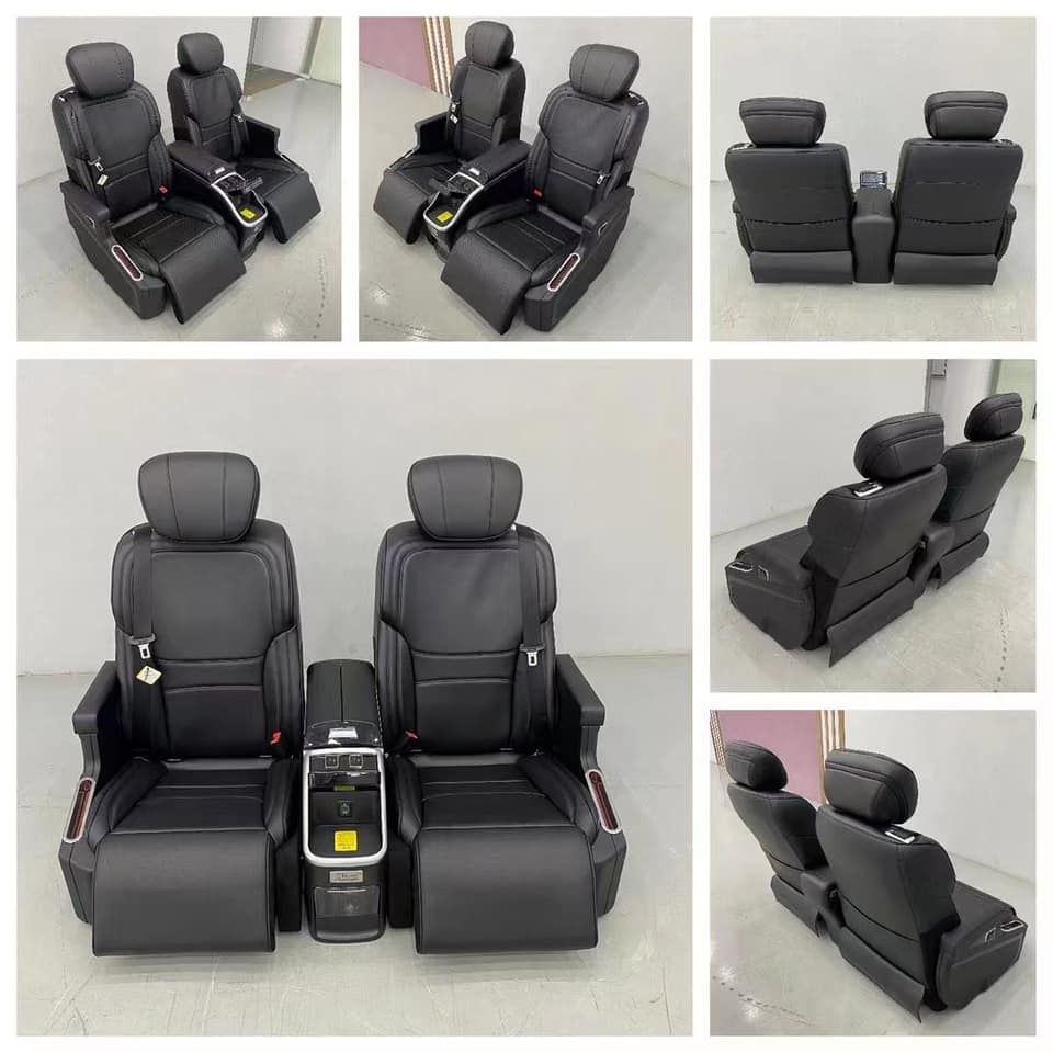 black color car seat