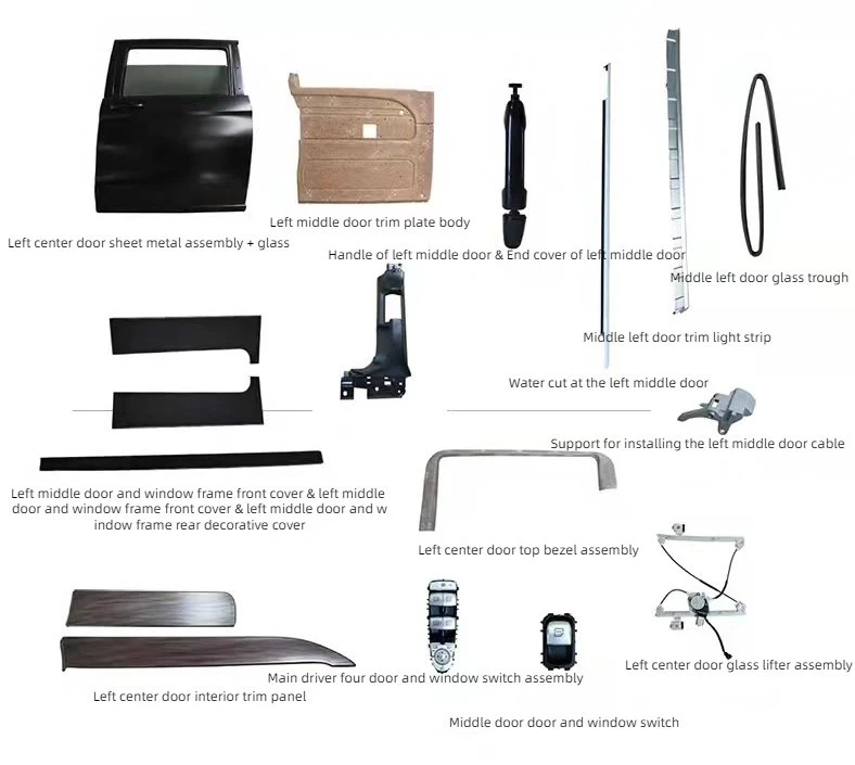 Mercedes-Benz Vito interior modification - part list of product configuration