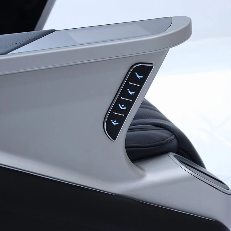 Seat detail picture - button with fluorescent effect Seat detail picture - button with fluorescent effect