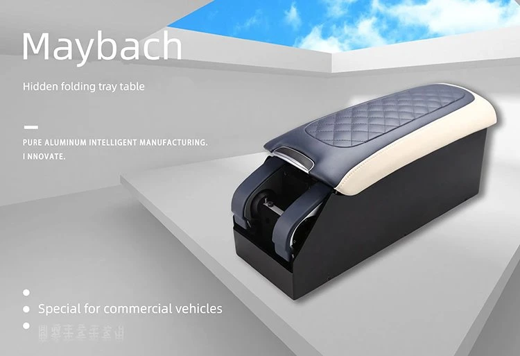Hidden folding tray table