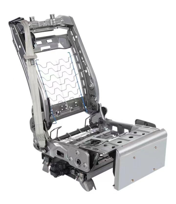 Skeleton diagram of captain's chair of Toyota Sienna van