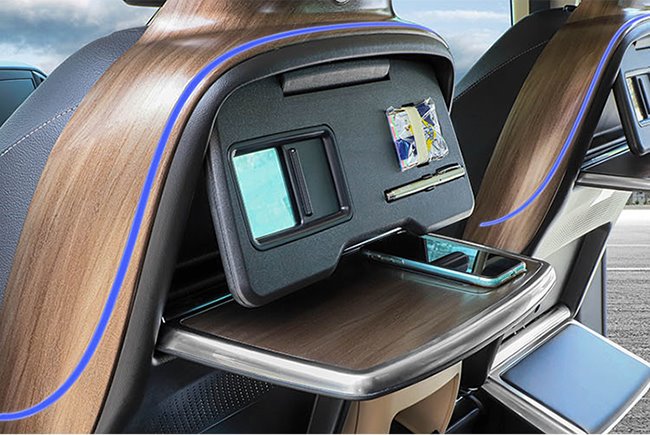 Vito Multifunctional Deluxe Electric Seat Back Table