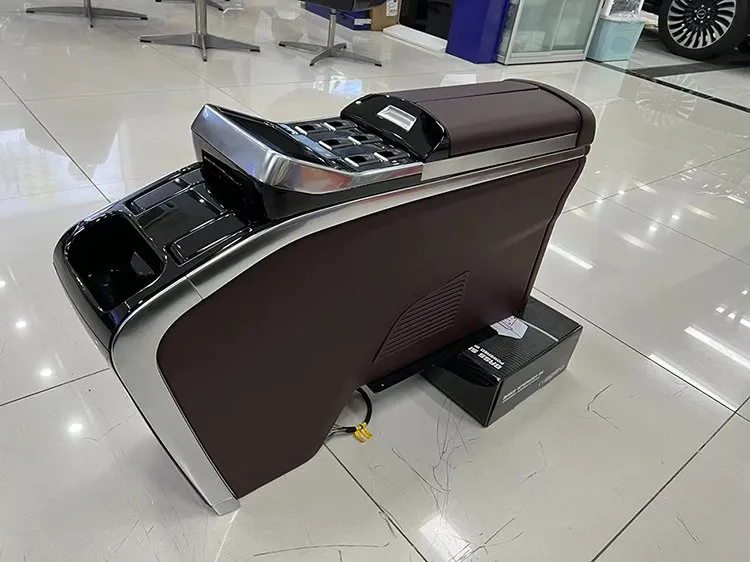 Van rear seat luxury split multi-function armrest box