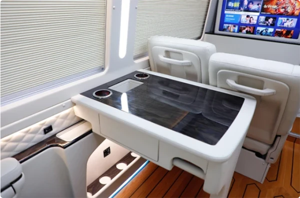 Tables installed in Coaster