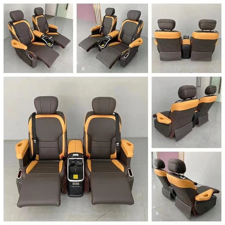 Rear seat with center armrest luxury conversion kit for large SUV