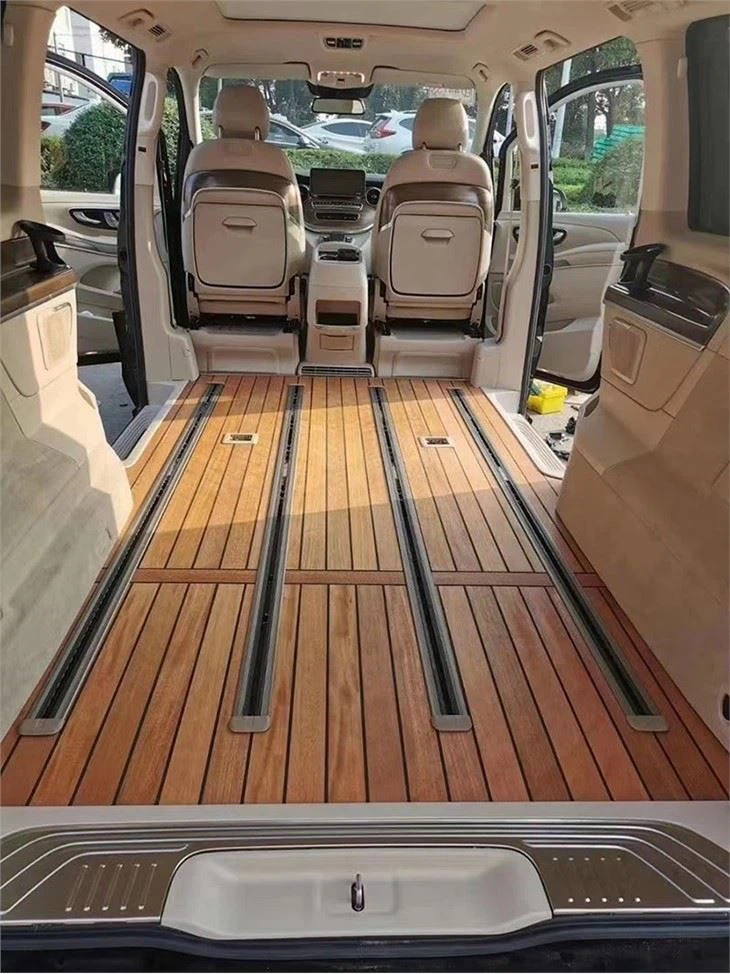 Car waterproof teak flooring for van refit custom decoration