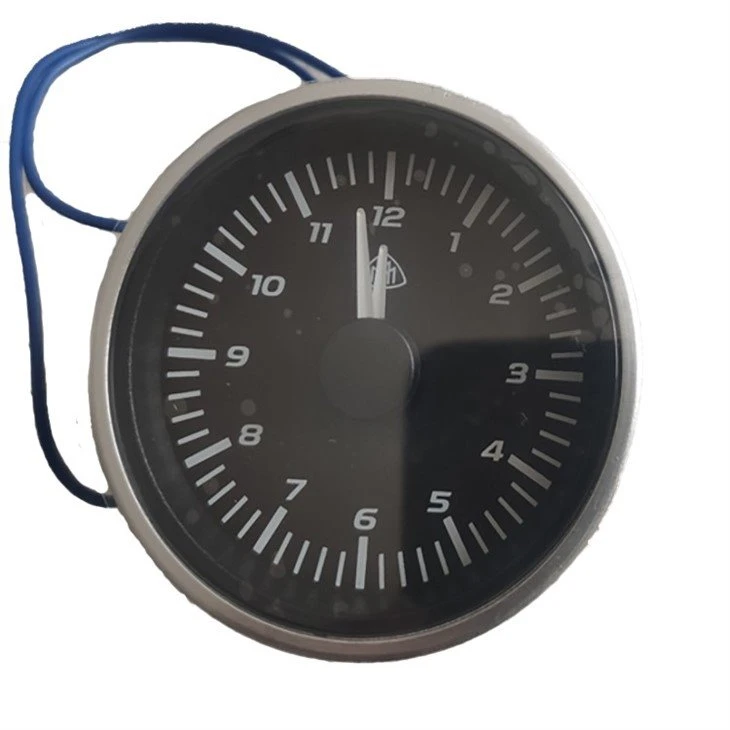 car with clock
