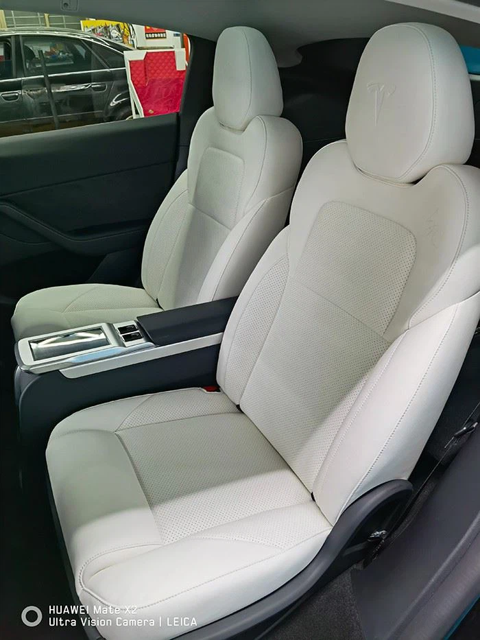Tesla Model y new interior upgrade replacement seat upholstery kits