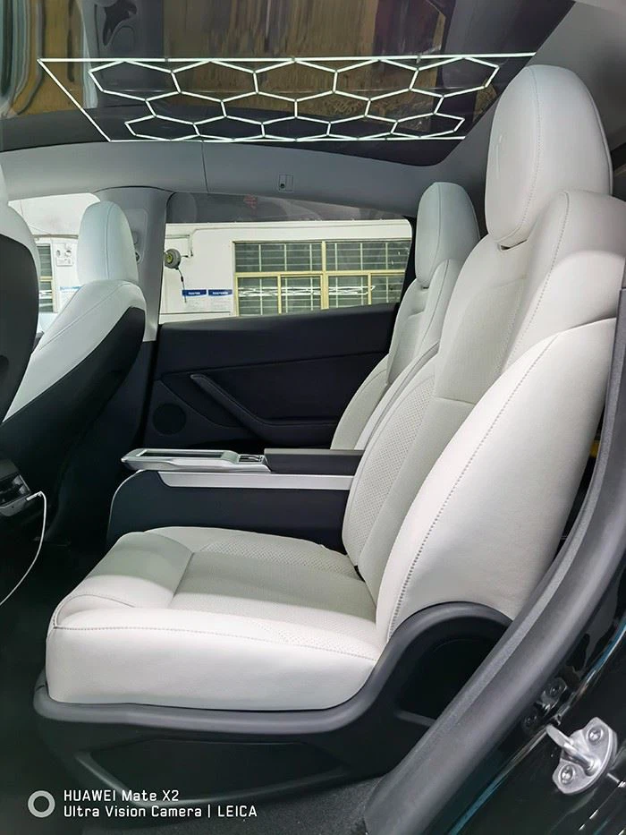Tesla Model y new interior upgrade reupholster car seats kit