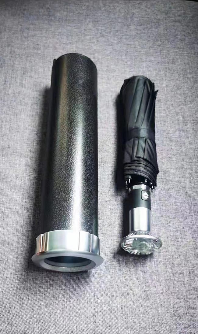 The Car Crystal Umbrella Device Can Be Installed On The Partition Or The Inner Wall