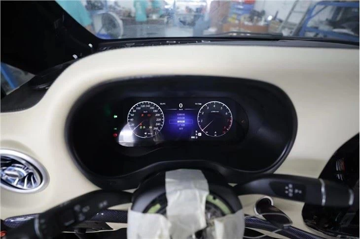 Automotive LCD instrument panel