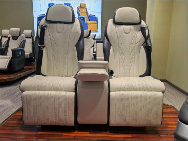 Luxury Rear Seat Kit With 2 Individual Seats And Center Armrest For Vito