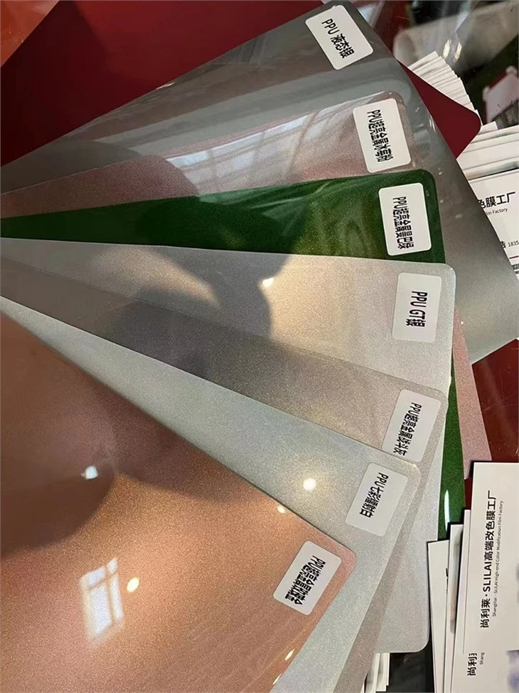 PPU super bright metal color changing film