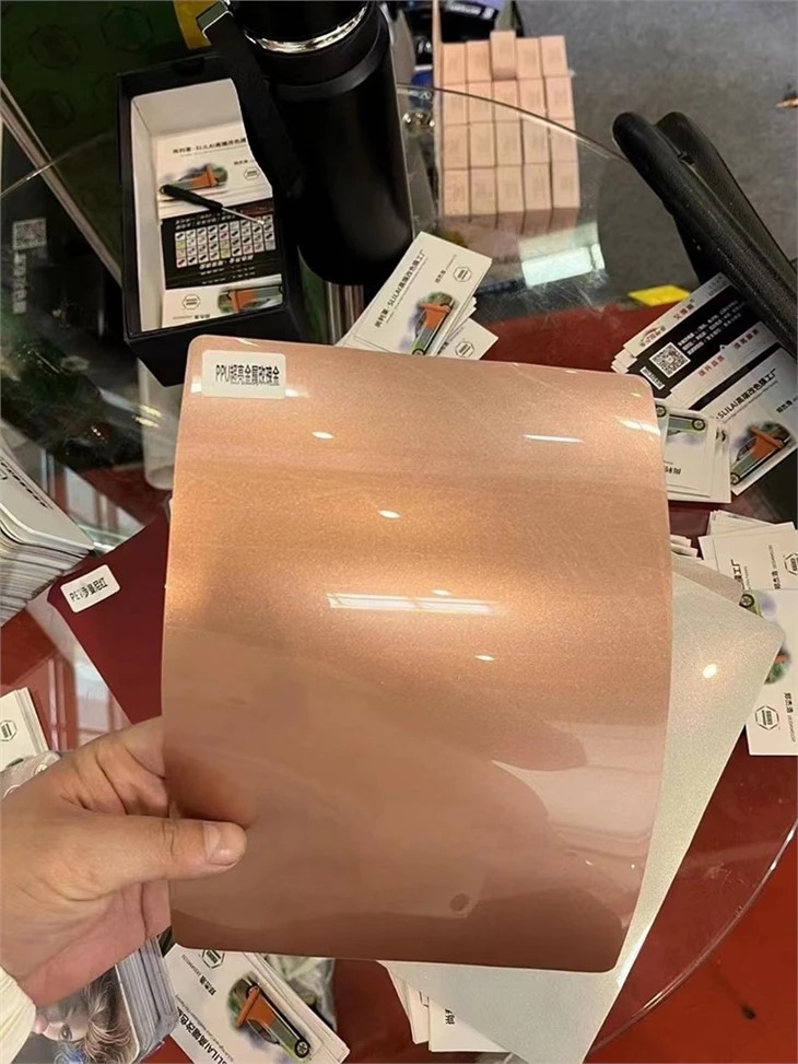 PPU super bright metallic rose gold