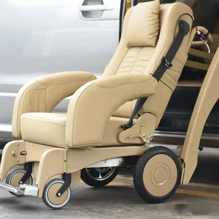 Vito Modified Microfiber Leather Separate Welfare Wheelchair Disabled Lifting Rotating Wheelchair