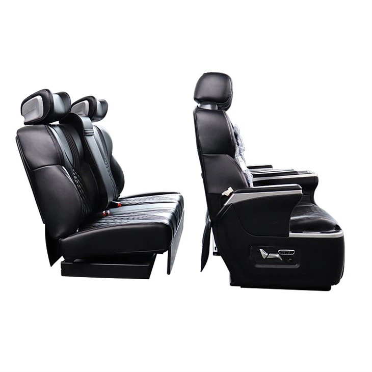 double rear van seats with belts