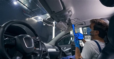 How to repair the ceiling of the vehicle?
