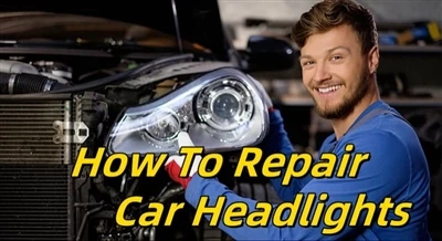 How to repair car headlights?