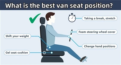 What is the best van seat position