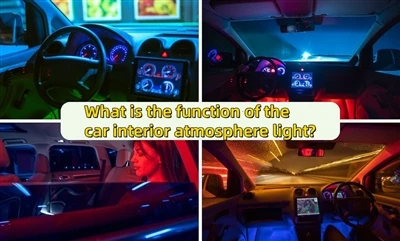What is the function of the car interior atmosphere light?