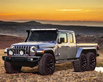 2020 Jeep Gladiator Can Be Upgraded To 6x6 Modified Version.
