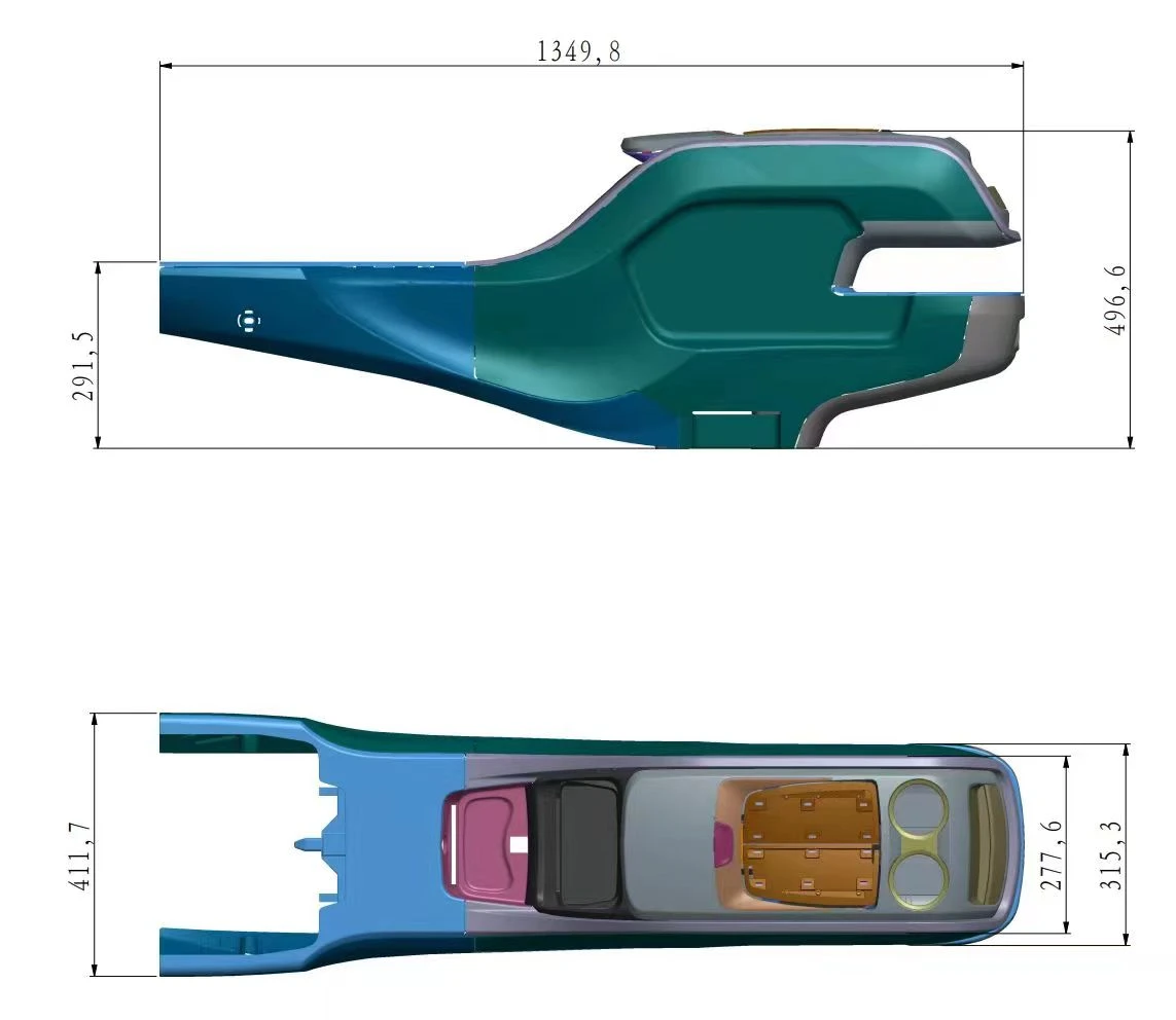 factory car armrest box
